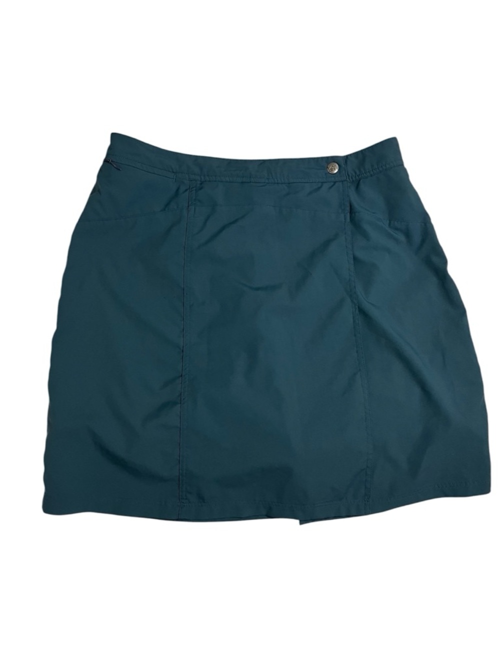 REI Outdoor Hiking Skort Shorts Skirt UPF 30+ Size 10 Blue Green